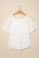 Blouses Frosted Lace Off-Shoulder Top - Feminine Elegance