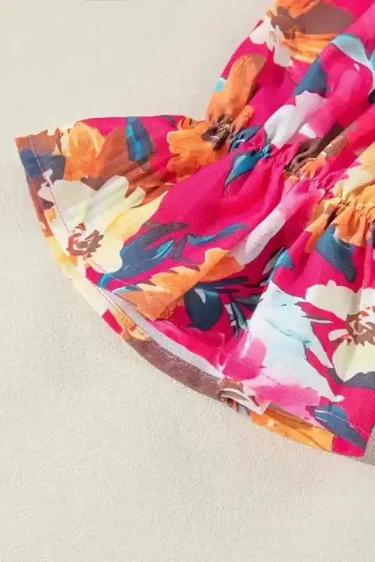 Blouses Garden Glam Ribbed Top