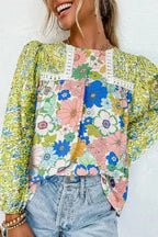 Blouses Green / S / 100%Viscose Blossom Harmony Blouse