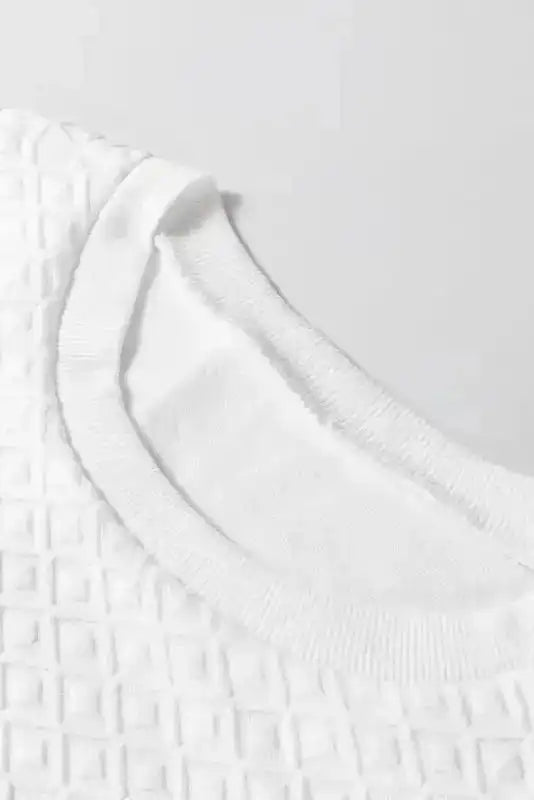 Blouses Ivory Elegance Textured Top