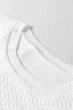 Blouses Ivory Elegance Textured Top