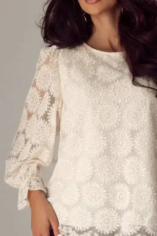 Blouses Jacquard Bloom Blouse