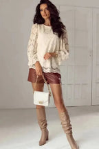 Blouses Jacquard Bloom Blouse