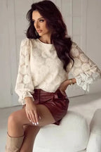 Blouses Jacquard Bloom Blouse