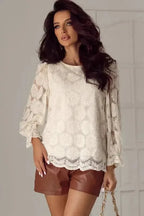 Blouses Jacquard Bloom Blouse