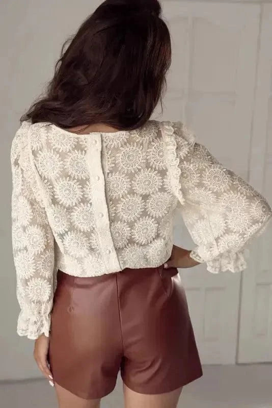 Blouses Jacquard Bloom Blouse