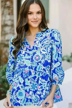 Blouses Lace & Petals Bracelet Sleeve Blouse