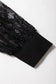 Blouses Lace Sleeves Blouse - Black