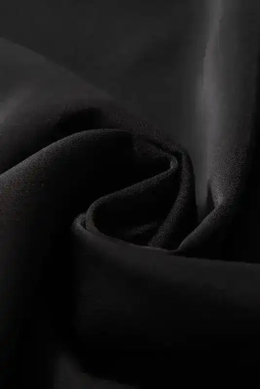 Blouses Lace Sleeves Blouse - Black