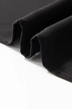 Blouses Lace Sleeves Blouse - Black