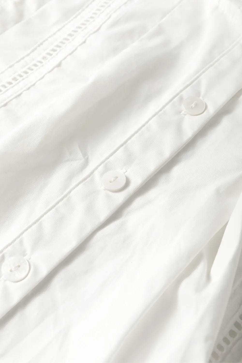 Blouses Lace Whisper Buttoned Blouse