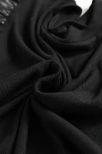 Blouses Leather Ruffle Sleeve Blouse