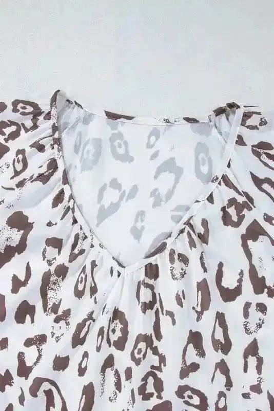 Blouses Leopard Luxe Accent Blouse