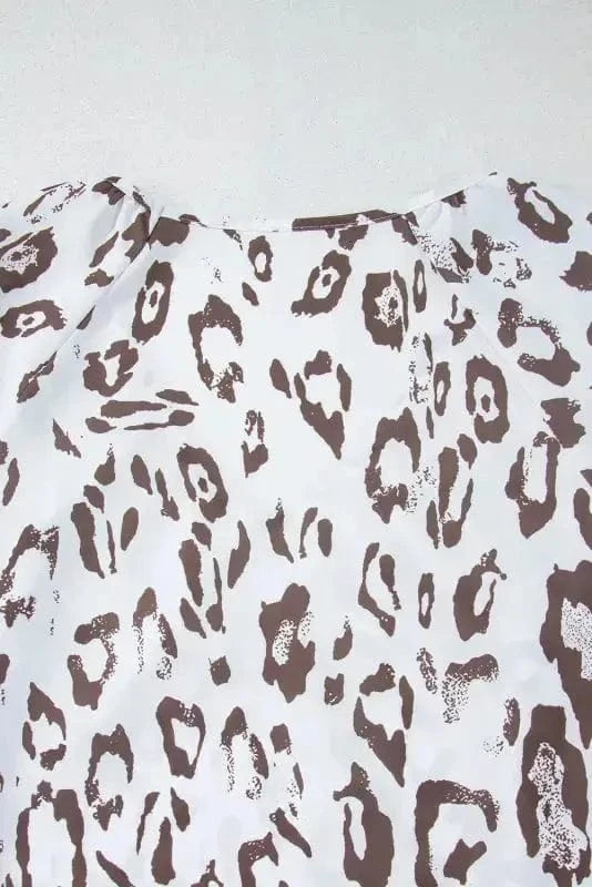 Blouses Leopard Luxe Accent Blouse