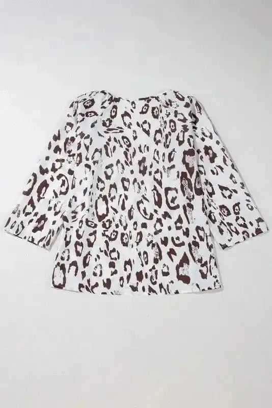 Blouses Leopard Luxe Accent Blouse