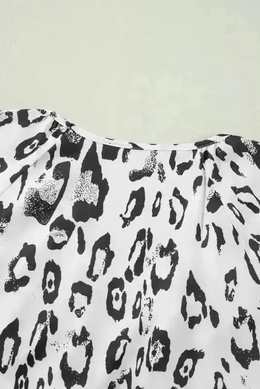 Blouses Leopard Luxe Accent Blouse