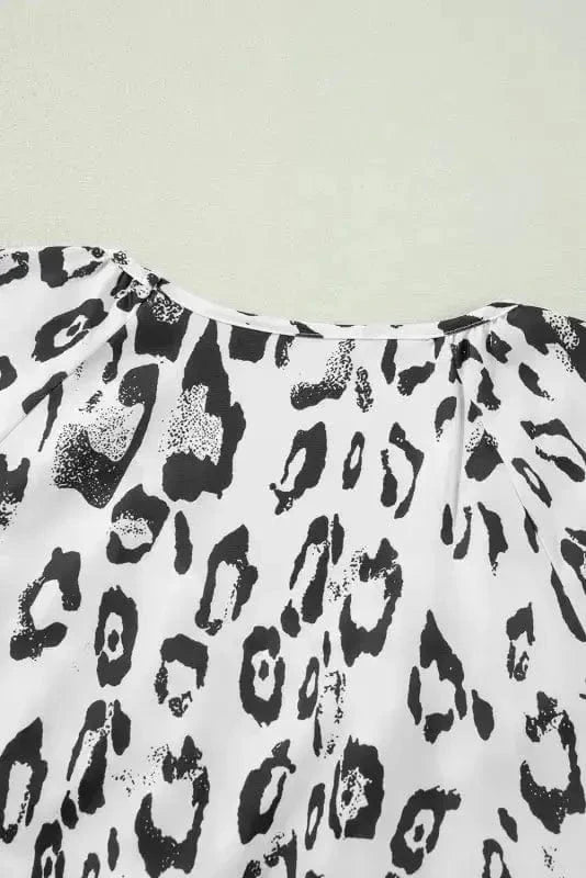 Blouses Leopard Luxe Accent Blouse