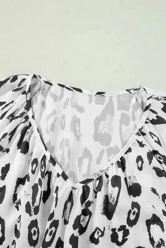 Blouses Leopard Luxe Accent Blouse