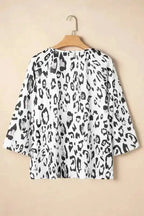 Blouses Leopard Luxe Accent Blouse