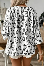 Blouses Leopard Luxe Accent Blouse