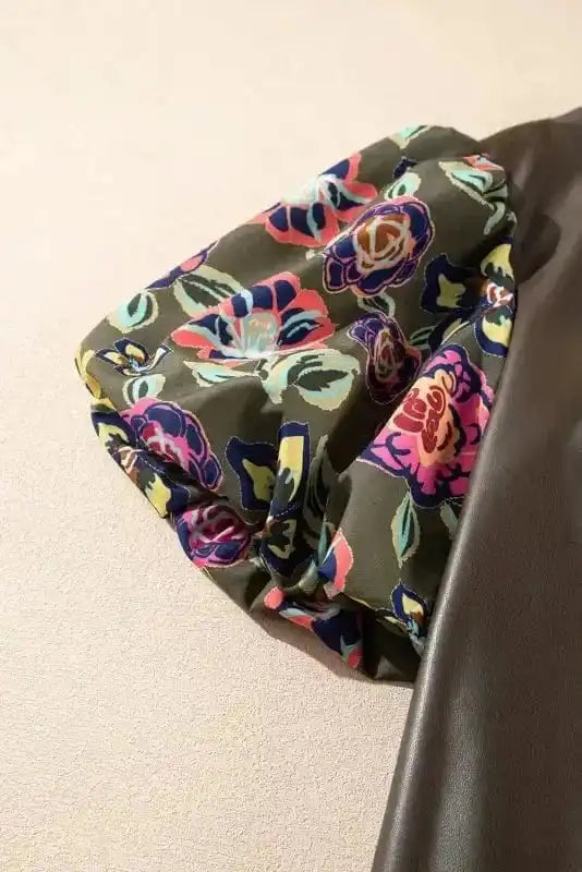 Blouses Lucky Bloom Leatherette Blouse