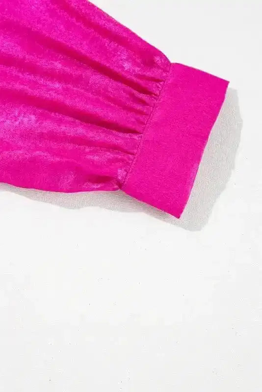 Blouses Metallic Frilled Babydoll Blouse