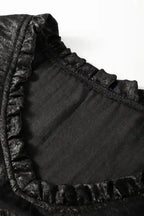 Blouses Metallic Velvet Babydoll Blouse