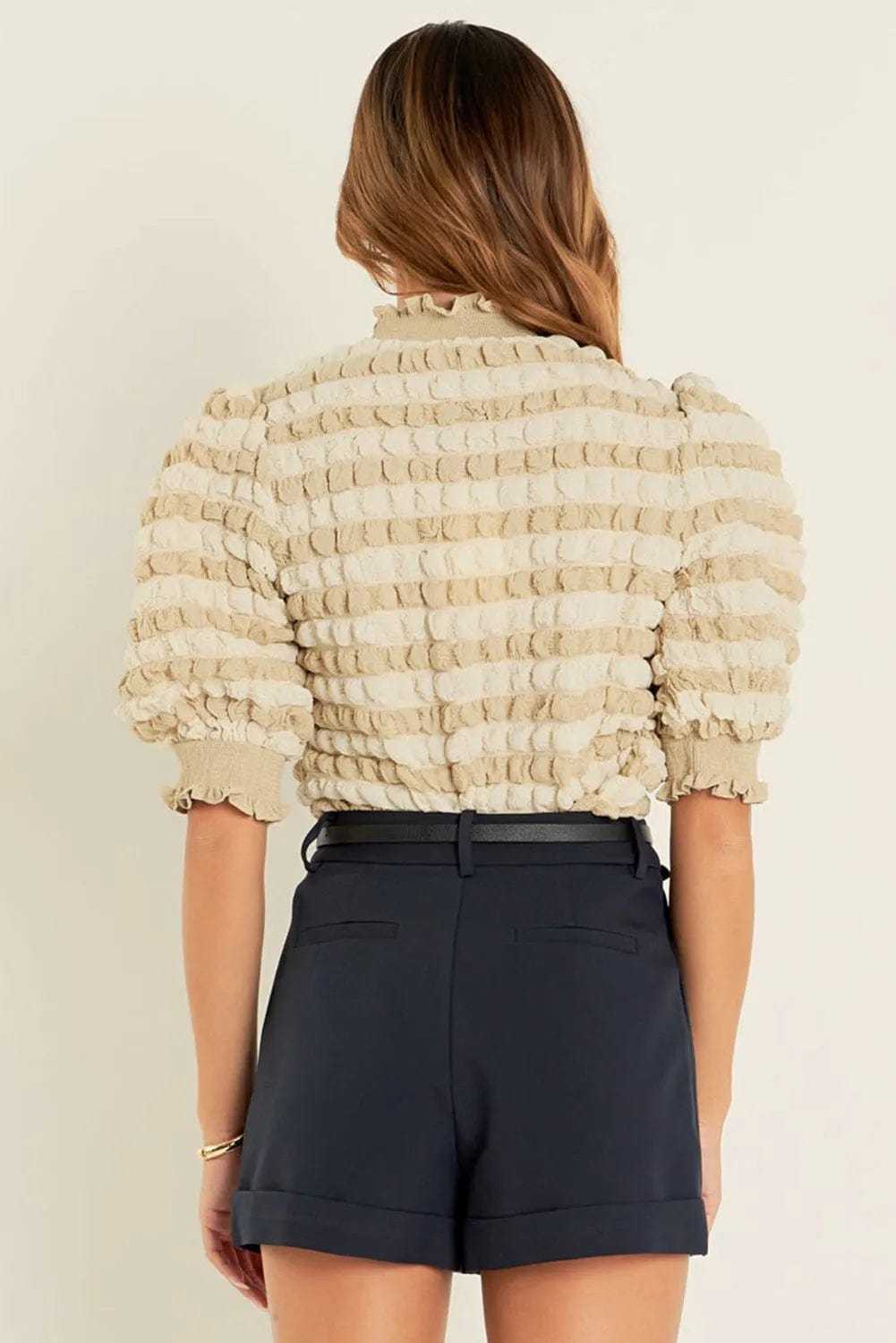 Blouses Mock Neck Elegance Blouse