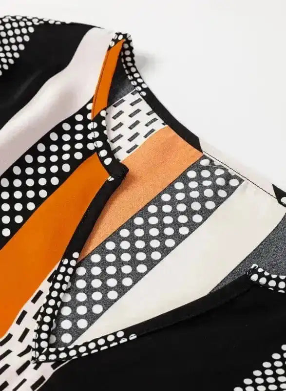 Blouses Modern Geo Notch Blouse