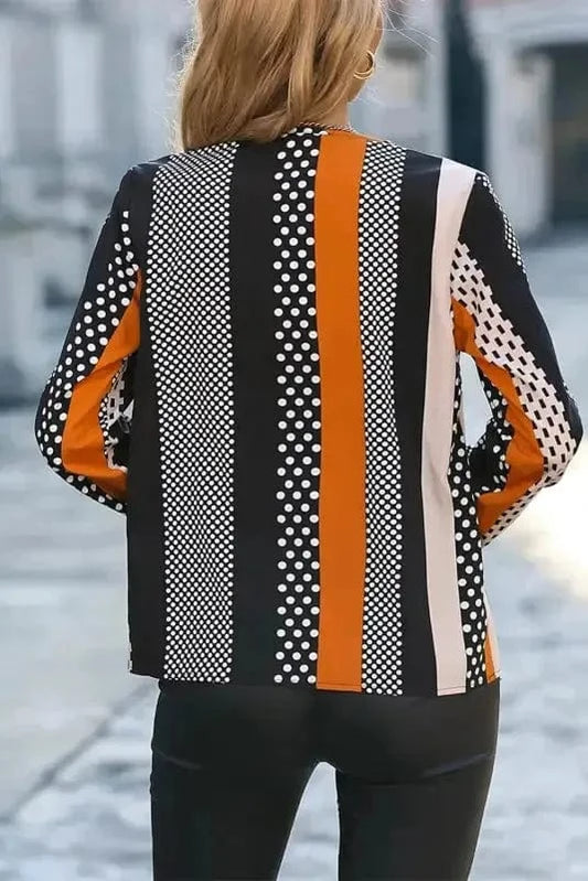 Blouses Modern Geo Notch Blouse
