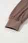 Blouses Modern Slouch Waffle Knit Blouse - Coffee