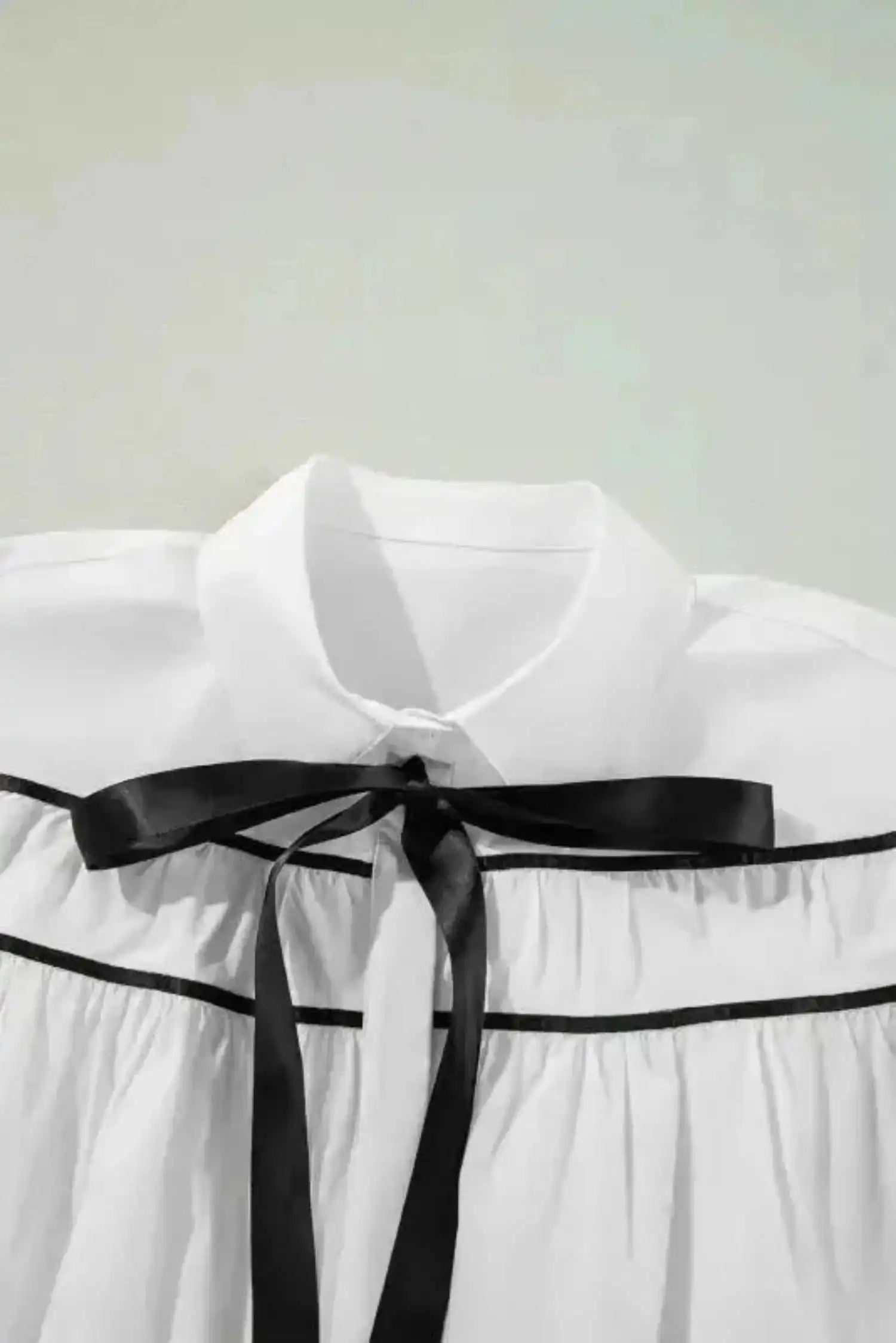 Blouses Monochrome Elegance Bowtie Blouse