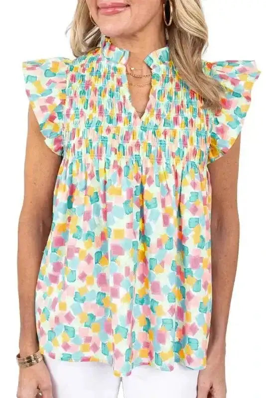 Blouses Pistachio Pizzazz Peplum Blouse