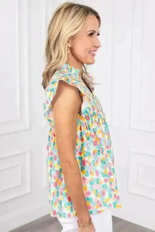 Blouses Pistachio Pizzazz Peplum Blouse