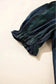 Blouses Plaid Elegant Blouse - Puff Sleeve Frilled Trim