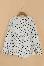 Blouses Polka Charm V-Neck Blouse