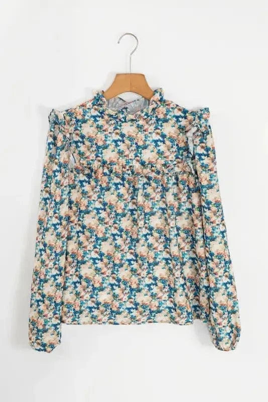 Blouses Puff Sleeve Petals Blouse