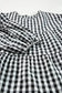 Blouses Retro Checkered Babydoll Blouse