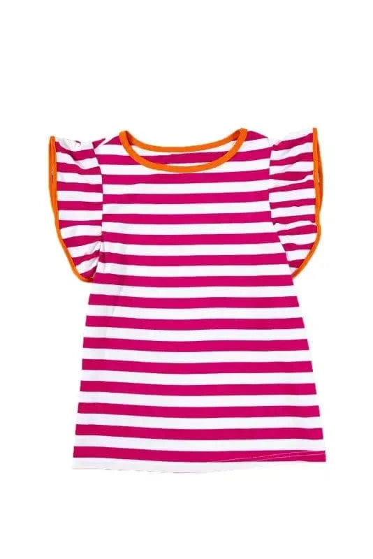 Blouses Rose Red Striped Blouse