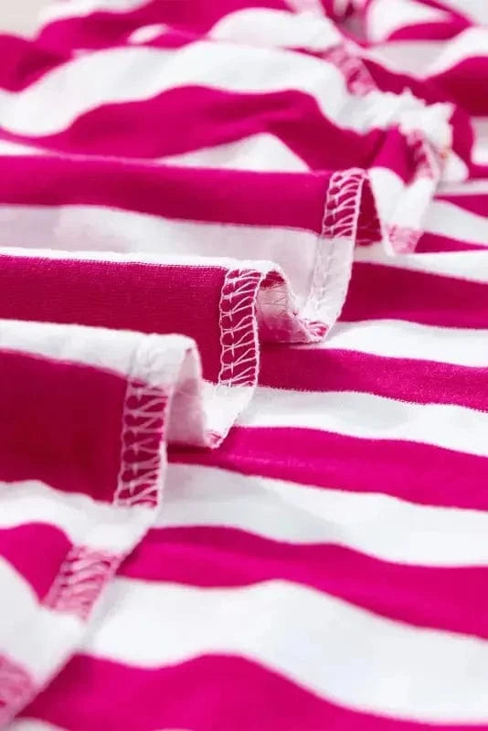 Blouses Rose Red Striped Blouse