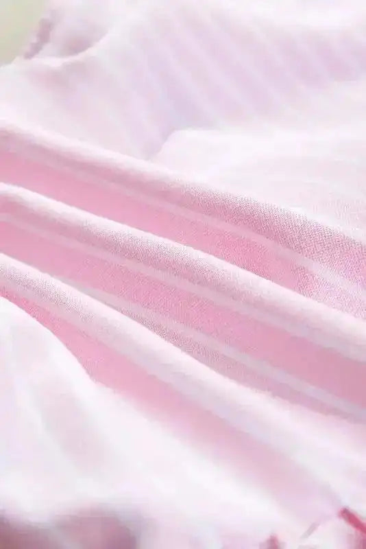 Blouses Rosy Ribbon Puff Blouse