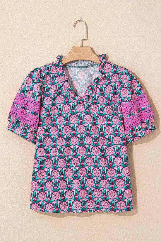 Blouses RuffleBloom Elegance Top