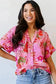 Blouses Safari Chic Floral Blouse