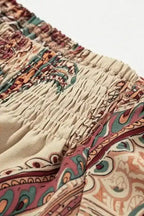 Blouses & Shirts Boho Bliss Shirred Paisley Blouse