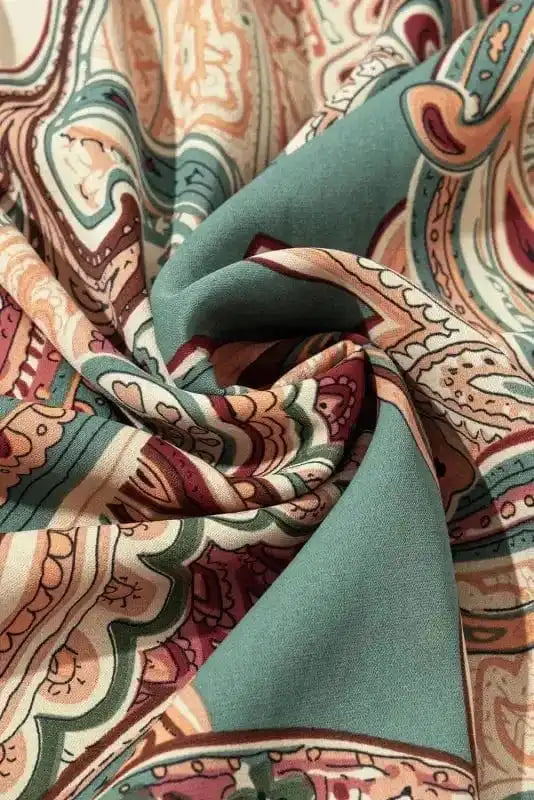 Blouses & Shirts Boho Bliss Shirred Paisley Blouse