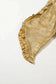 Blouses & Shirts Velvet Glow Metallic Gold Blouse