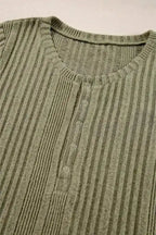 Blouses Sleek Silhouette Ribbed Blouse