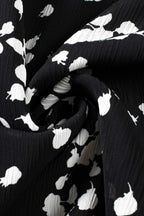 Blouses Split Neck Crinkled Blouse