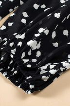 Blouses Split Neck Crinkled Blouse