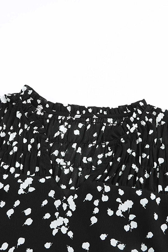 Blouses Split Neck Crinkled Blouse